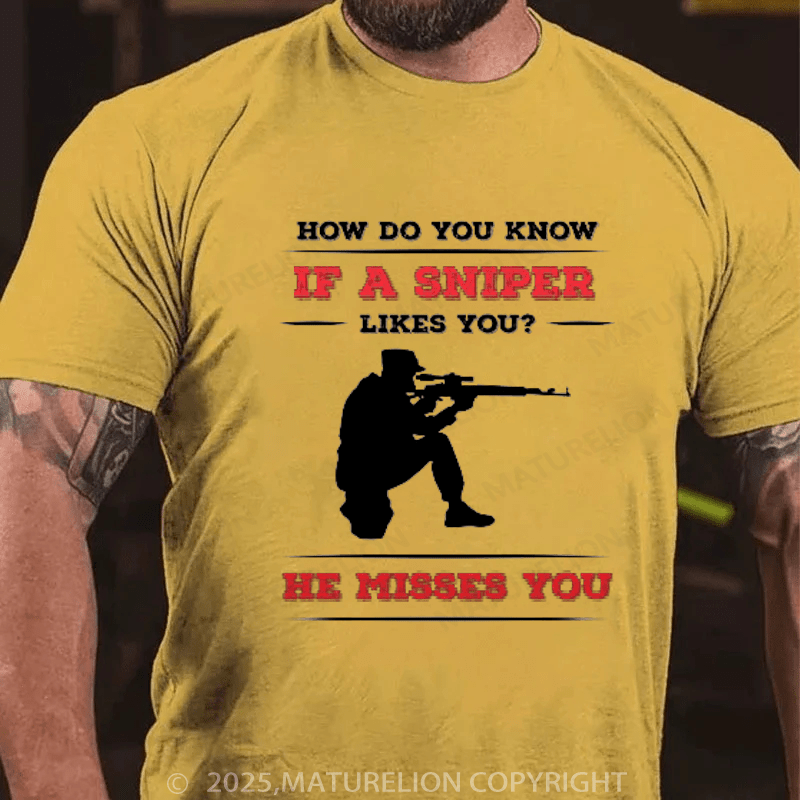 Maturelion Men's T-Shirt Shotgun Gun and Funny Shooting and Skeet Shooting Quote T-Shirt