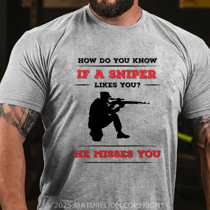 Maturelion Men's T-Shirt Shotgun Gun and Funny Shooting and Skeet Shooting Quote T-Shirt