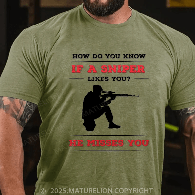 Maturelion Men's T-Shirt Shotgun Gun and Funny Shooting and Skeet Shooting Quote T-Shirt