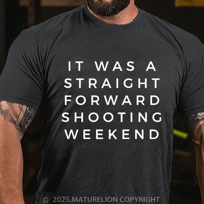 Maturelion Men's T-Shirt Straight forward shooting weekend Classic T-Shirt