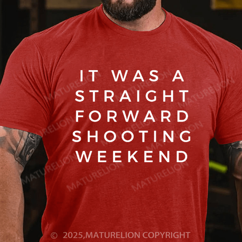 Maturelion Men's T-Shirt Straight forward shooting weekend Classic T-Shirt