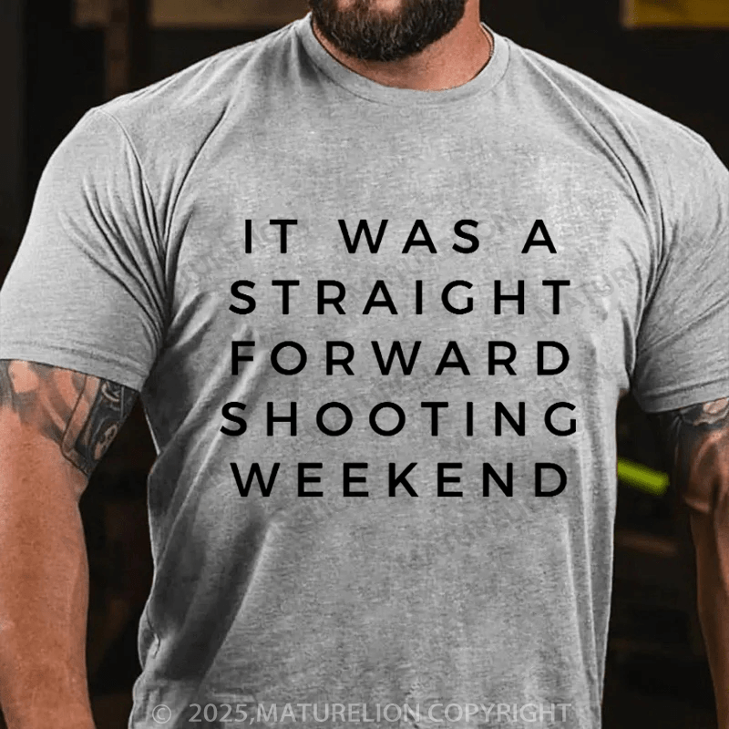 Maturelion Men's T-Shirt Straight forward shooting weekend Classic T-Shirt