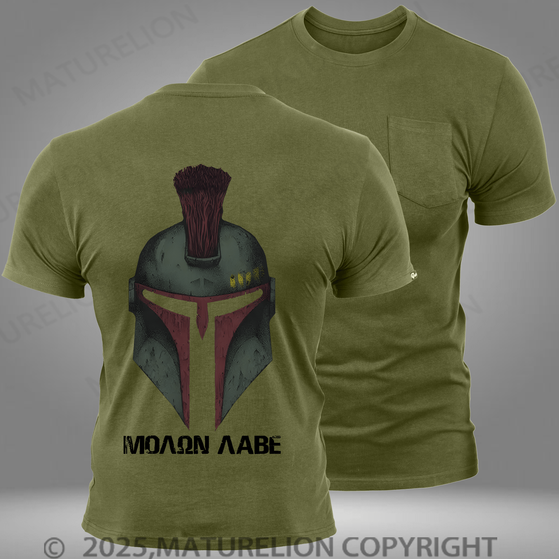 Maturelion Men's T-shirt The Mercenary Pocket T-Shirt