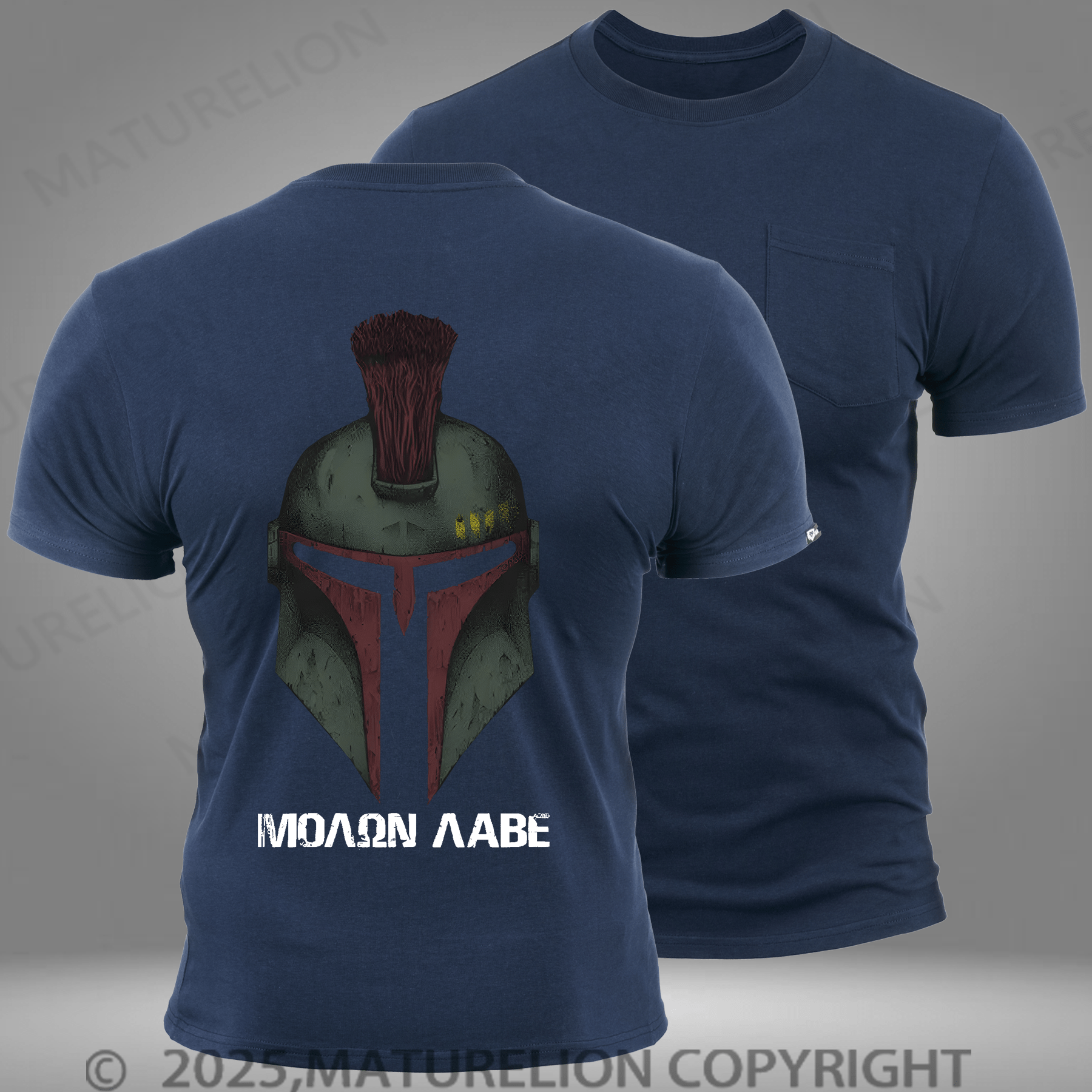 Maturelion Men's T-shirt The Mercenary Pocket T-Shirt