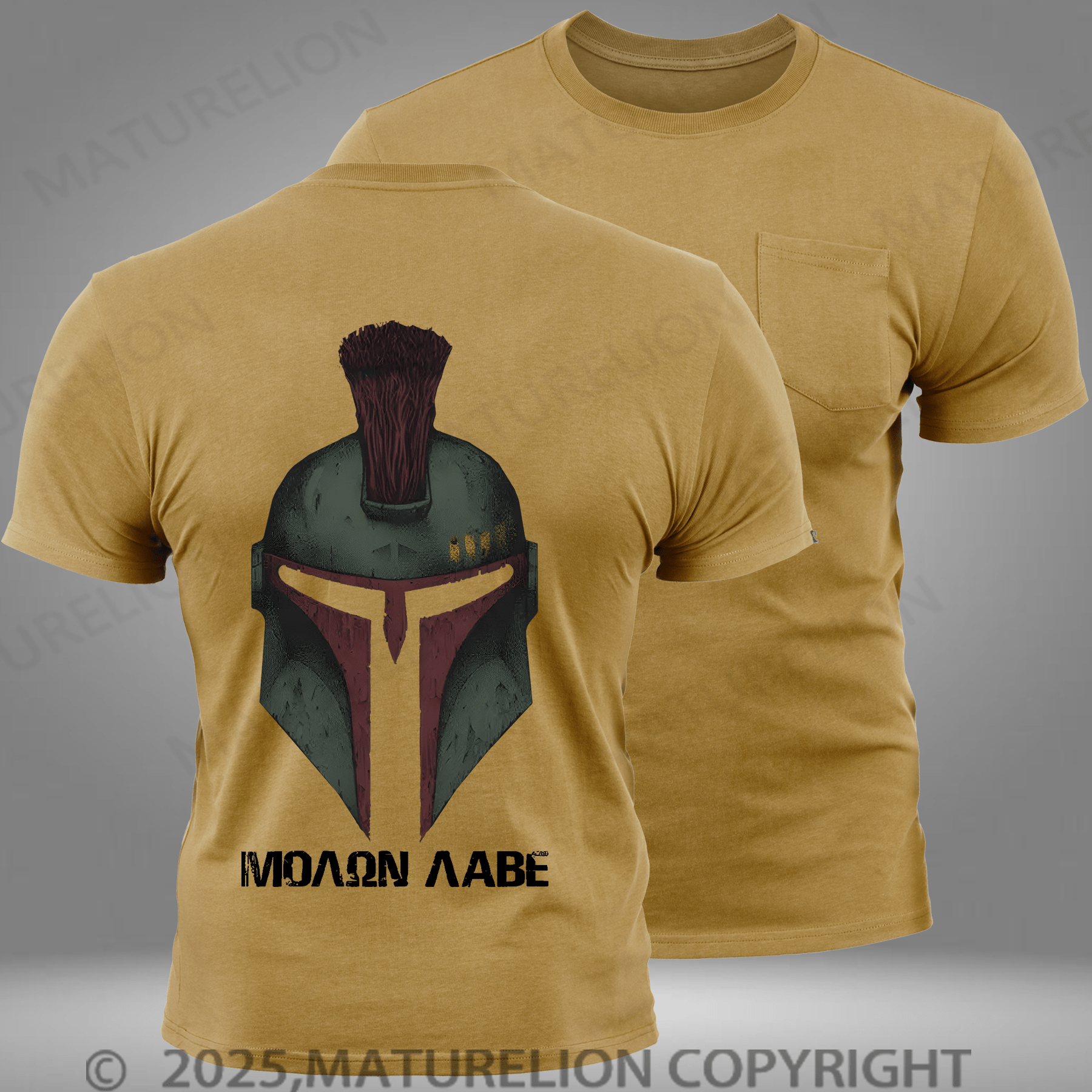 Maturelion Men's T-shirt The Mercenary Pocket T-Shirt