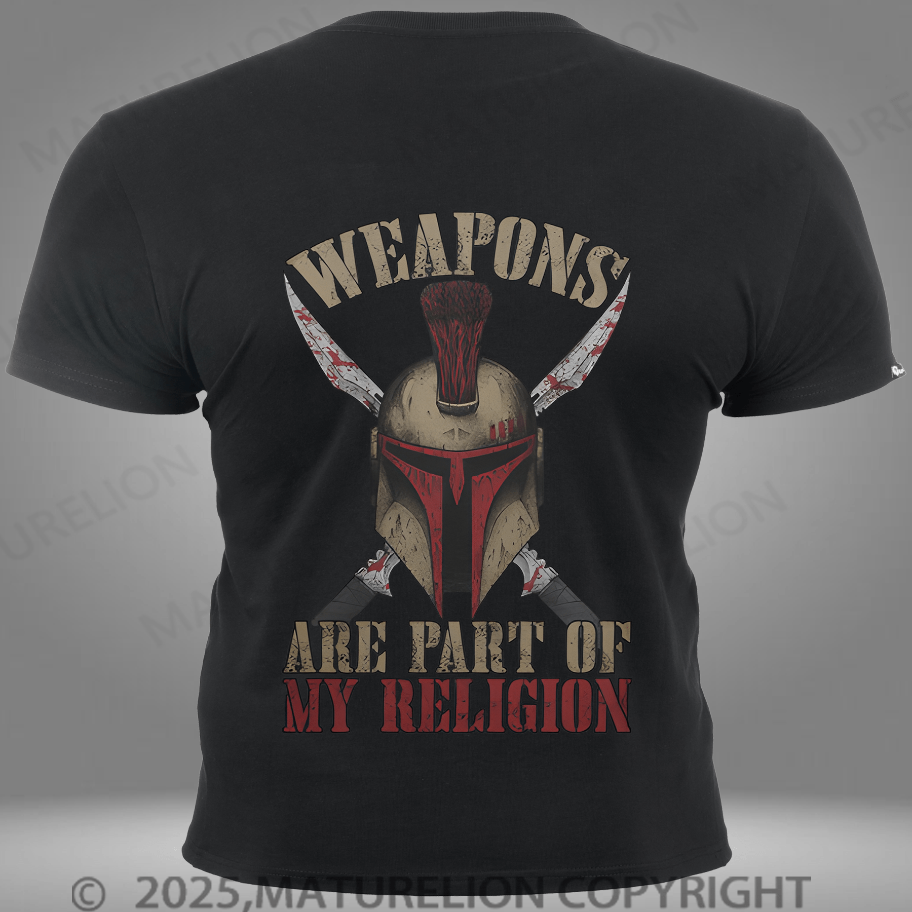 Maturelion Men's T-shirt American Pride Veteran Support Pocket T-Shirt