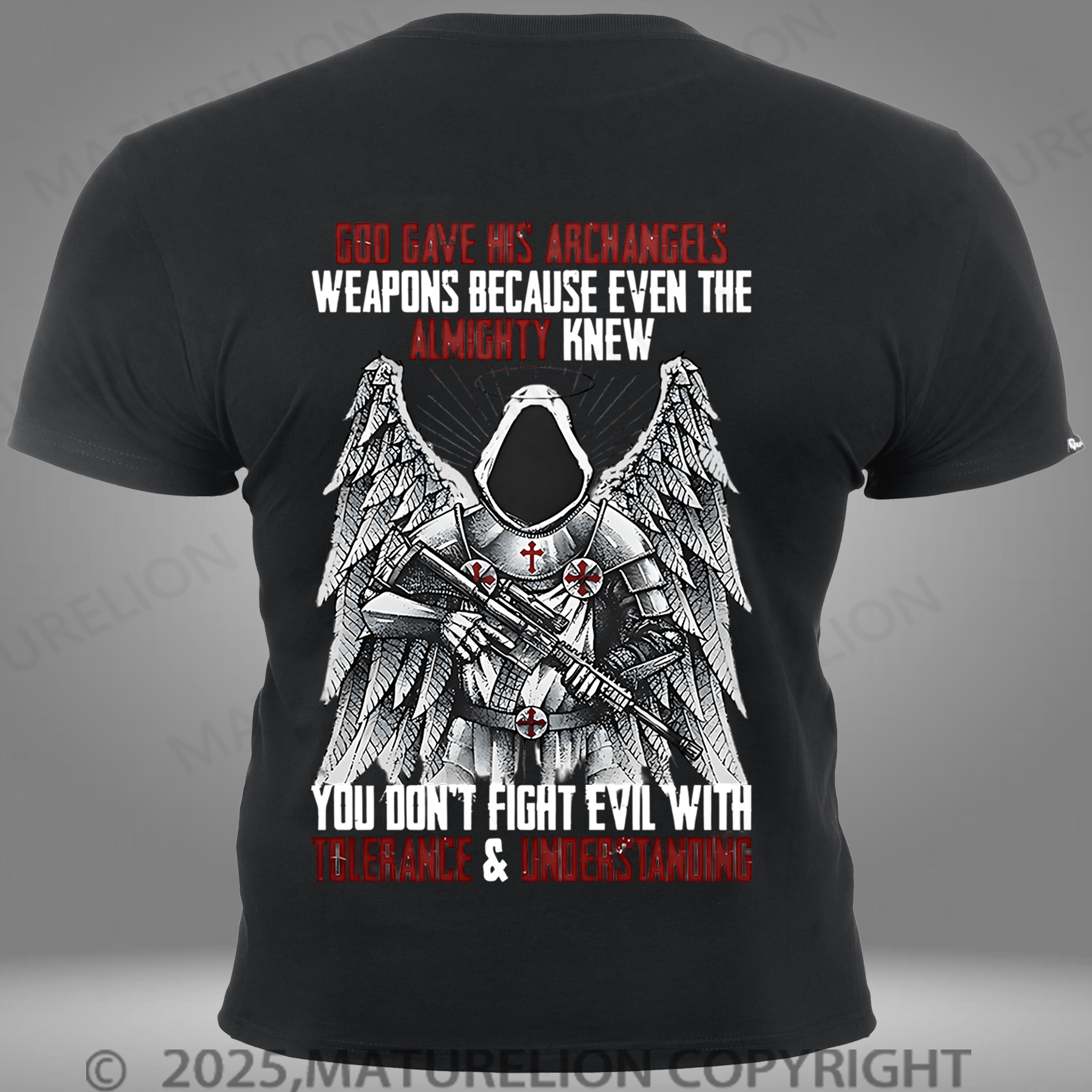 Maturelion Men's T-shirt Archangels Pocket T-Shirt