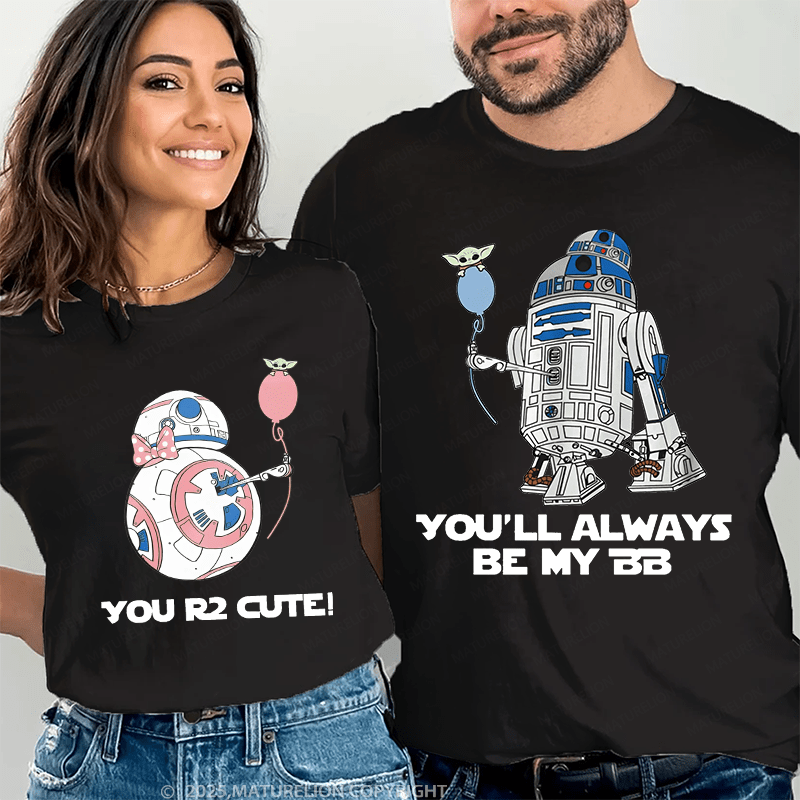 Maturelion Couple T-Shirt Funny Couple T-Shirt