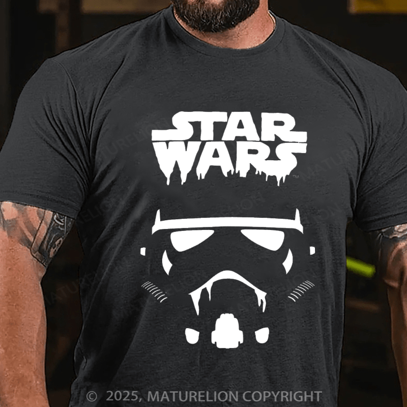 Maturelion Men's T-shirt Trooper  Drip Cotton T-Shirt
