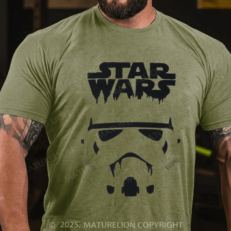 Maturelion Men's T-shirt Trooper  Drip Cotton T-Shirt