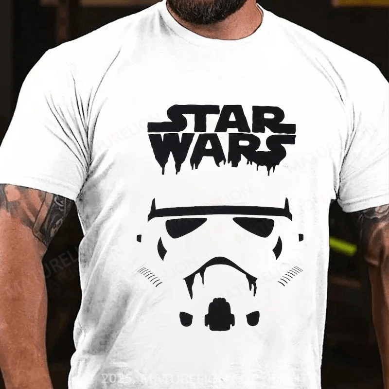 Maturelion Men's T-shirt Trooper  Drip Cotton T-Shirt