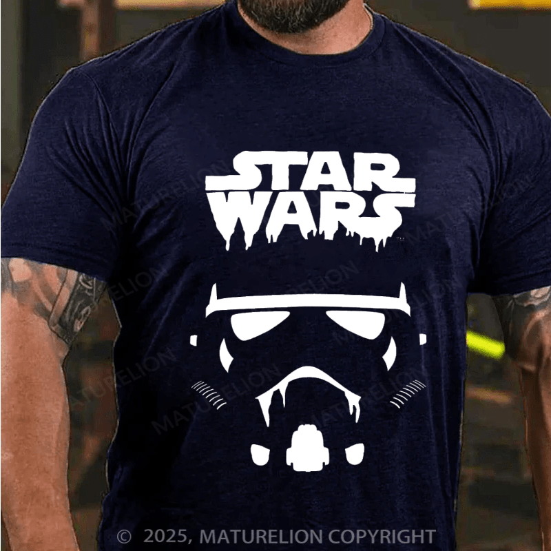 Maturelion Men's T-shirt Trooper  Drip Cotton T-Shirt