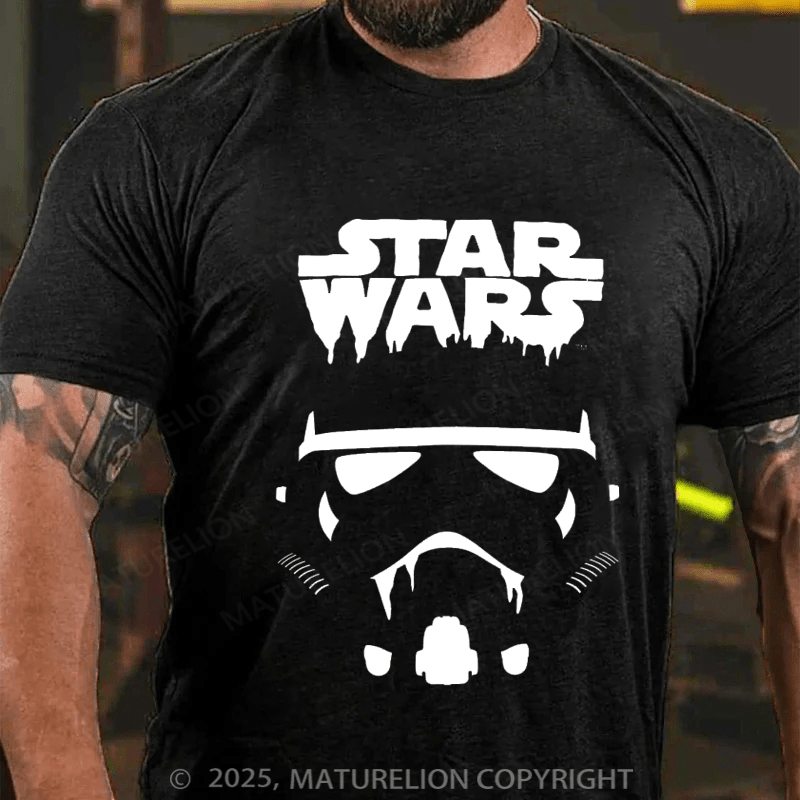Maturelion Men's T-shirt Trooper  Drip Cotton T-Shirt