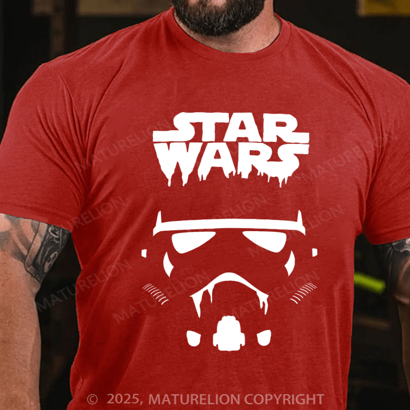 Maturelion Men's T-shirt Trooper  Drip Cotton T-Shirt