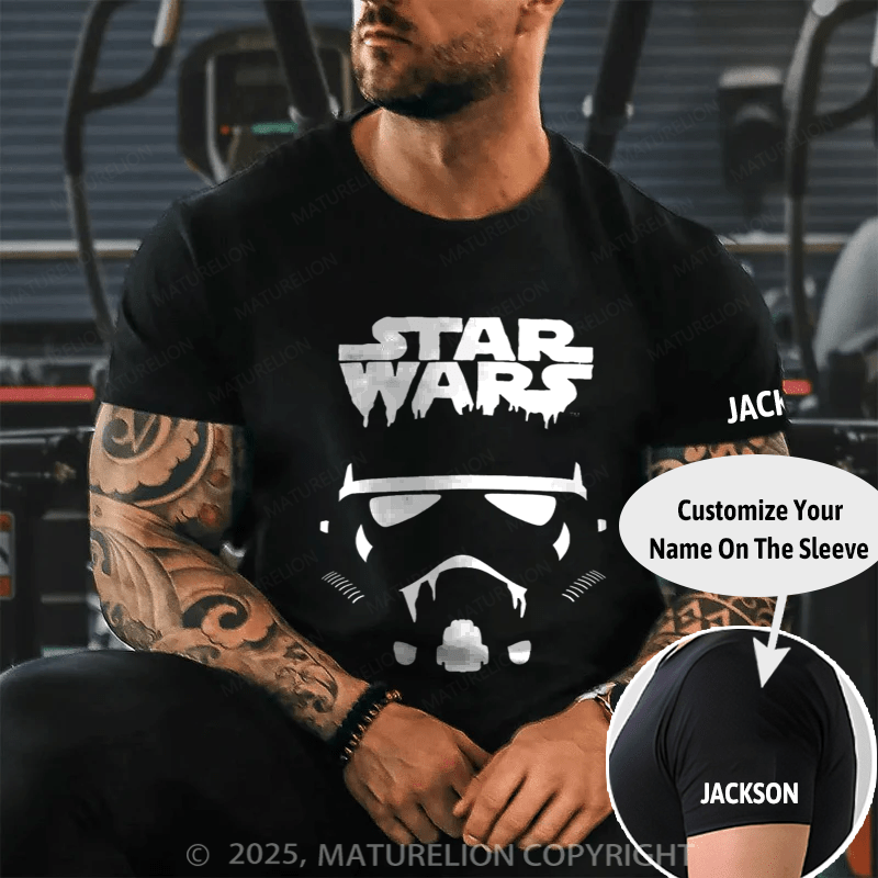 Maturelion Men's T-shirt Trooper  Drip Cotton T-Shirt