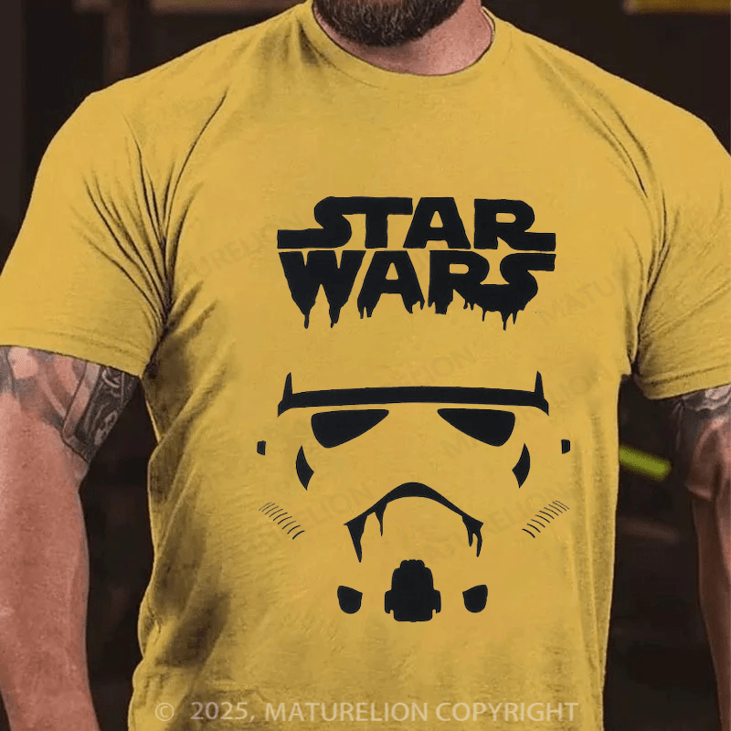 Maturelion Men's T-shirt Trooper  Drip Cotton T-Shirt
