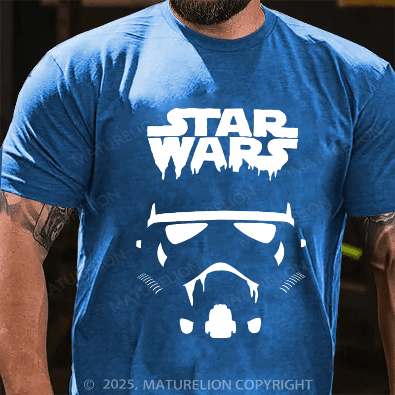 Maturelion Men's T-shirt Trooper  Drip Cotton T-Shirt