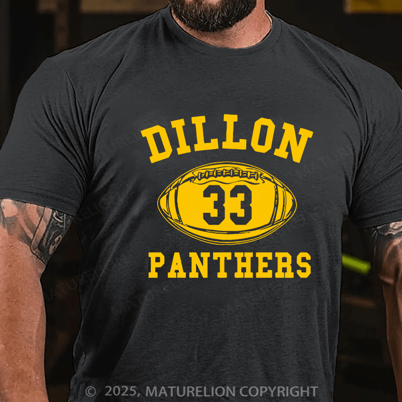 Maturelion Men's T-shirt Dillon Panthers Cotton T-shirt