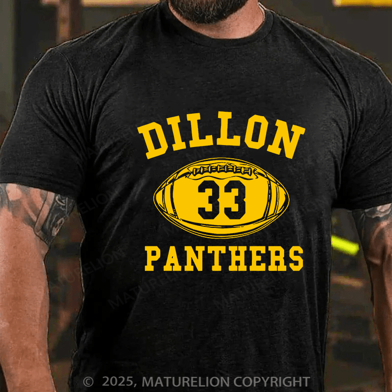 Maturelion Men's T-shirt Dillon Panthers Cotton T-shirt