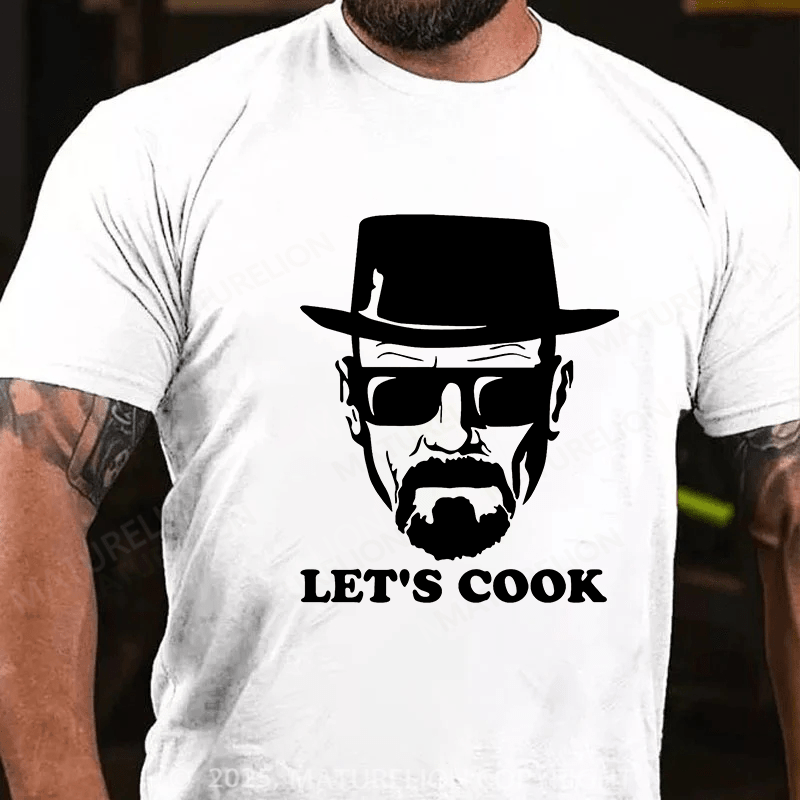 Maturelion Men's T-shirt Walter Let's Cook Cotton T-shirt