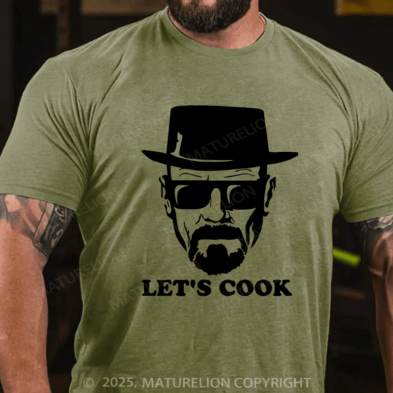 Maturelion Men's T-shirt Walter Let's Cook Cotton T-shirt