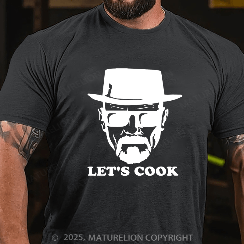 Maturelion Men's T-shirt Walter Let's Cook Cotton T-shirt