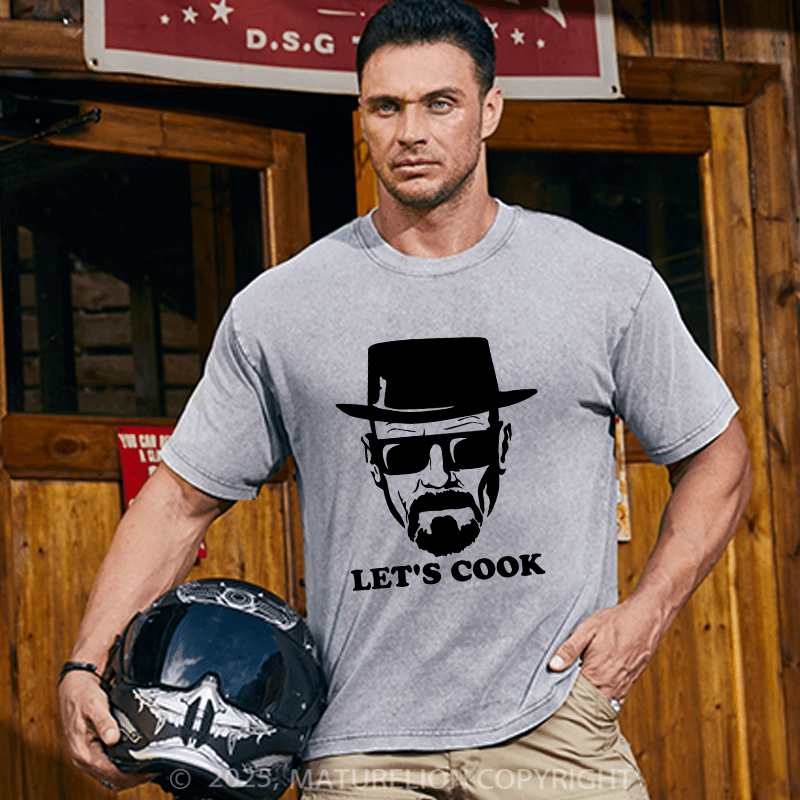Maturelion Men's T-shirt Walter Let's Cook Cotton T-shirt