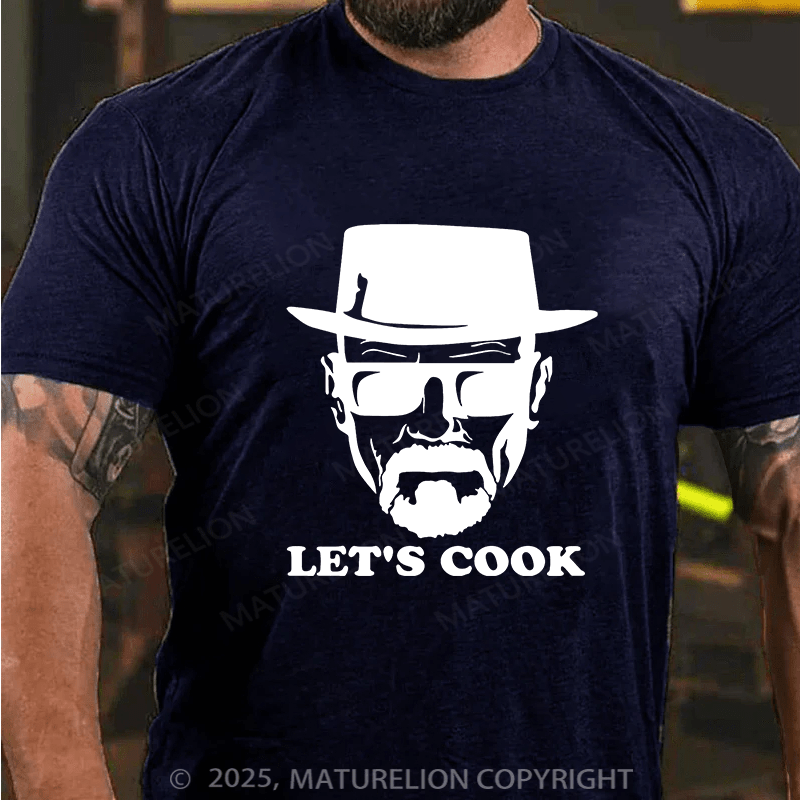Maturelion Men's T-shirt Walter Let's Cook Cotton T-shirt