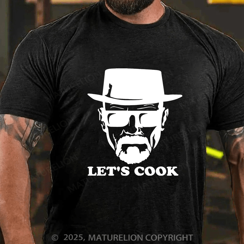 Maturelion Men's T-shirt Walter Let's Cook Cotton T-shirt