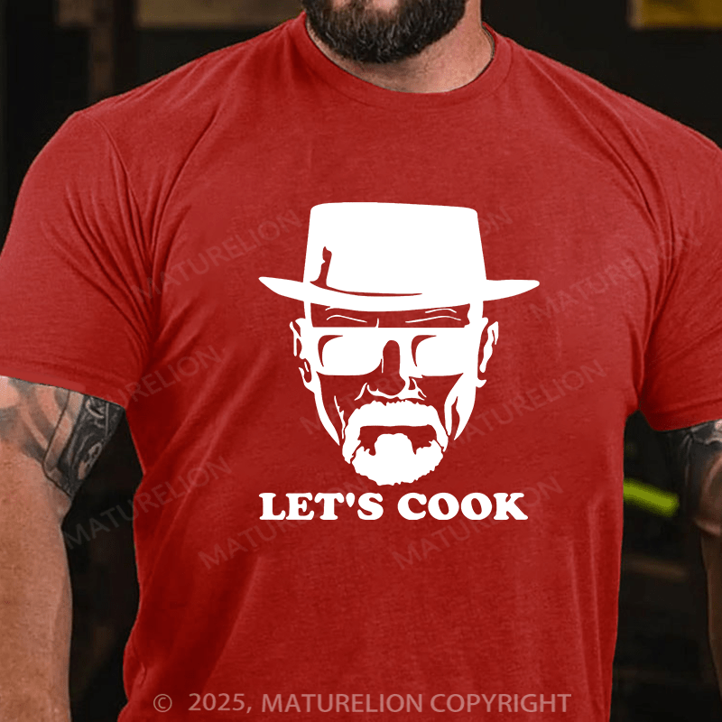 Maturelion Men's T-shirt Walter Let's Cook Cotton T-shirt