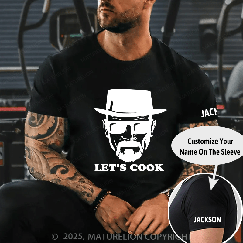 Maturelion Men's T-shirt Walter Let's Cook Cotton T-shirt