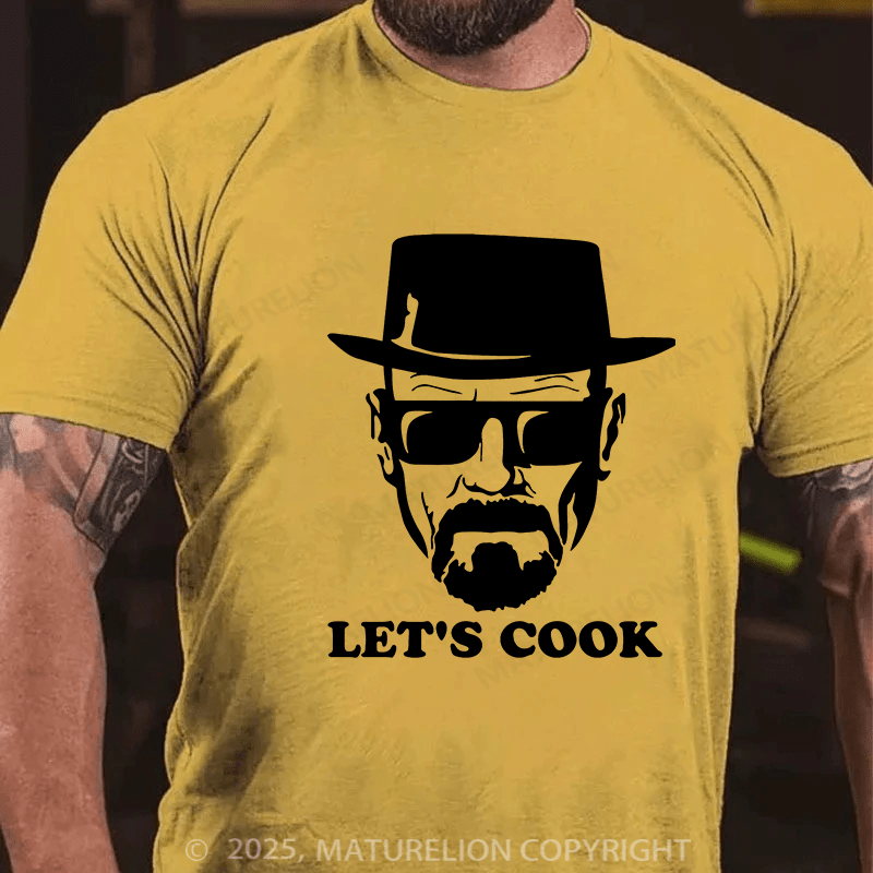 Maturelion Men's T-shirt Walter Let's Cook Cotton T-shirt