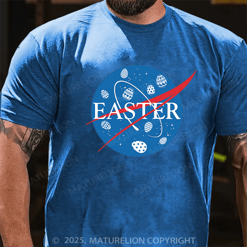 Maturelion Men's Easter T-shirt Easter Cotton T-shirt