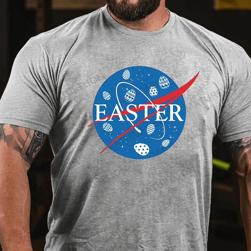 Maturelion Men's Easter T-shirt Easter Cotton T-shirt