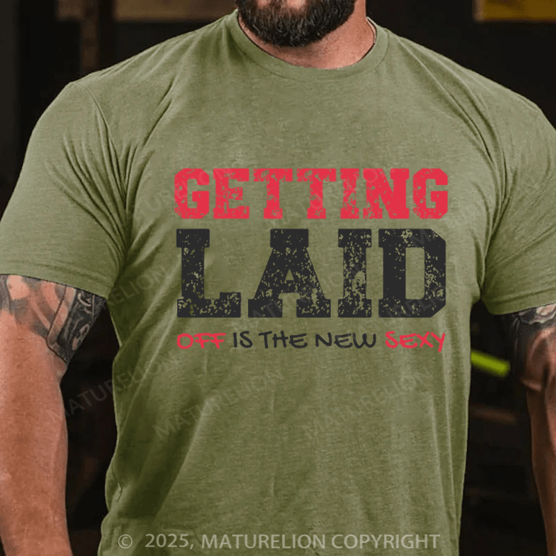 Maturelion Men's T-shirt Funny Job Loss Cotton T-shirt
