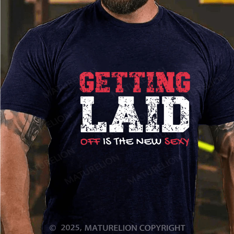 Maturelion Men's T-shirt Funny Job Loss Cotton T-shirt
