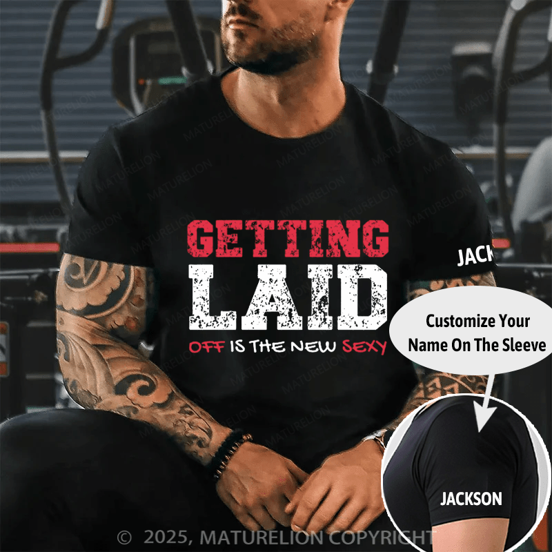 Maturelion Men's T-shirt Funny Job Loss Cotton T-shirt