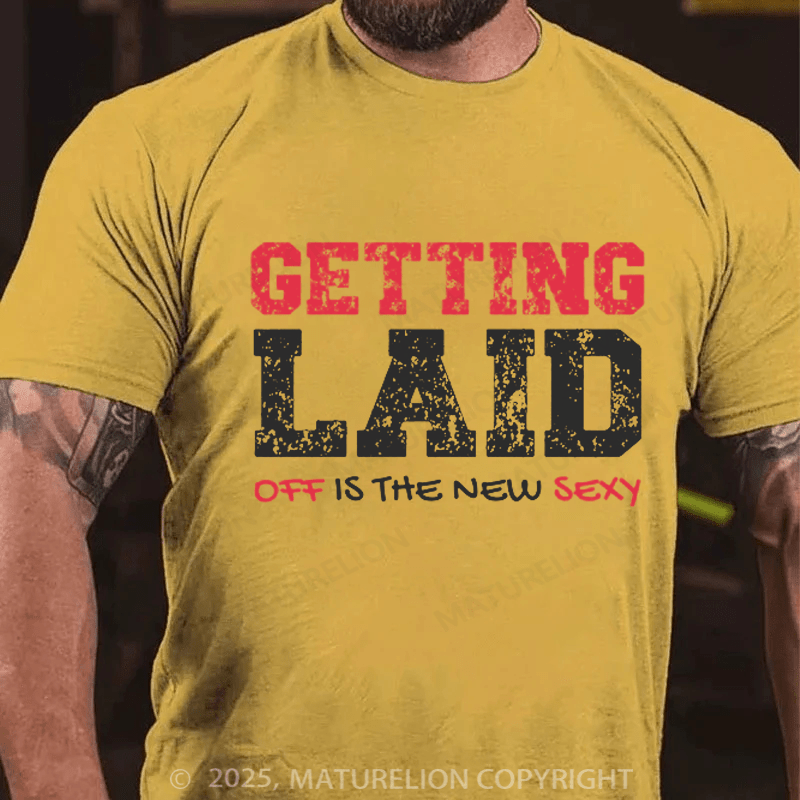 Maturelion Men's T-shirt Funny Job Loss Cotton T-shirt