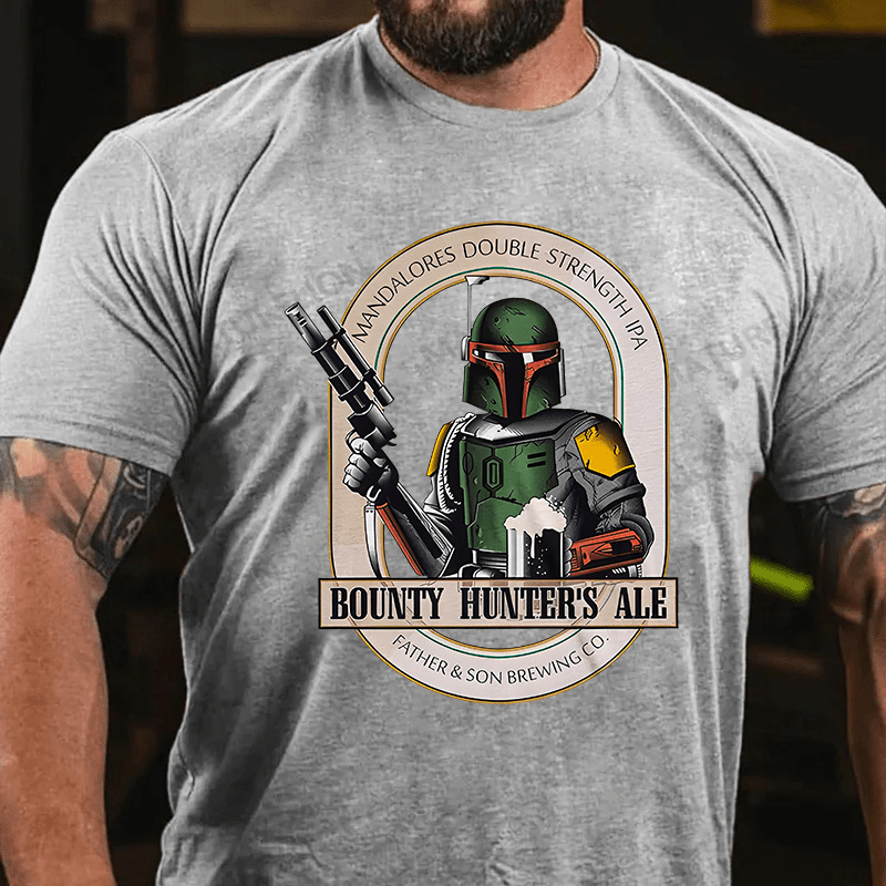 Maturelion Men's T-shirt Bounty Hunters Ale Cotton T-shirt