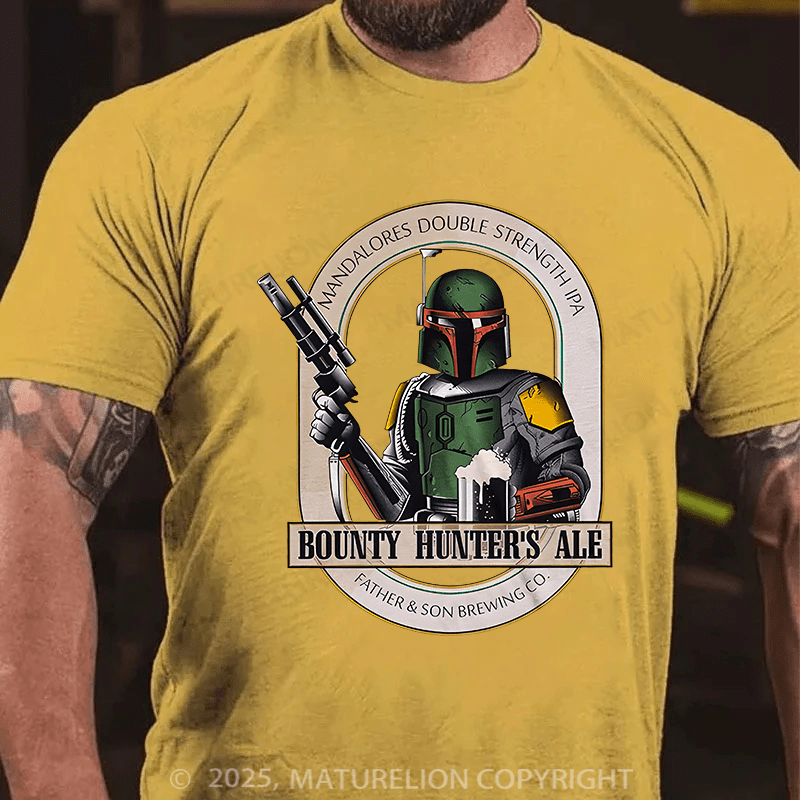 Maturelion Men's T-shirt Bounty Hunters Ale Cotton T-shirt