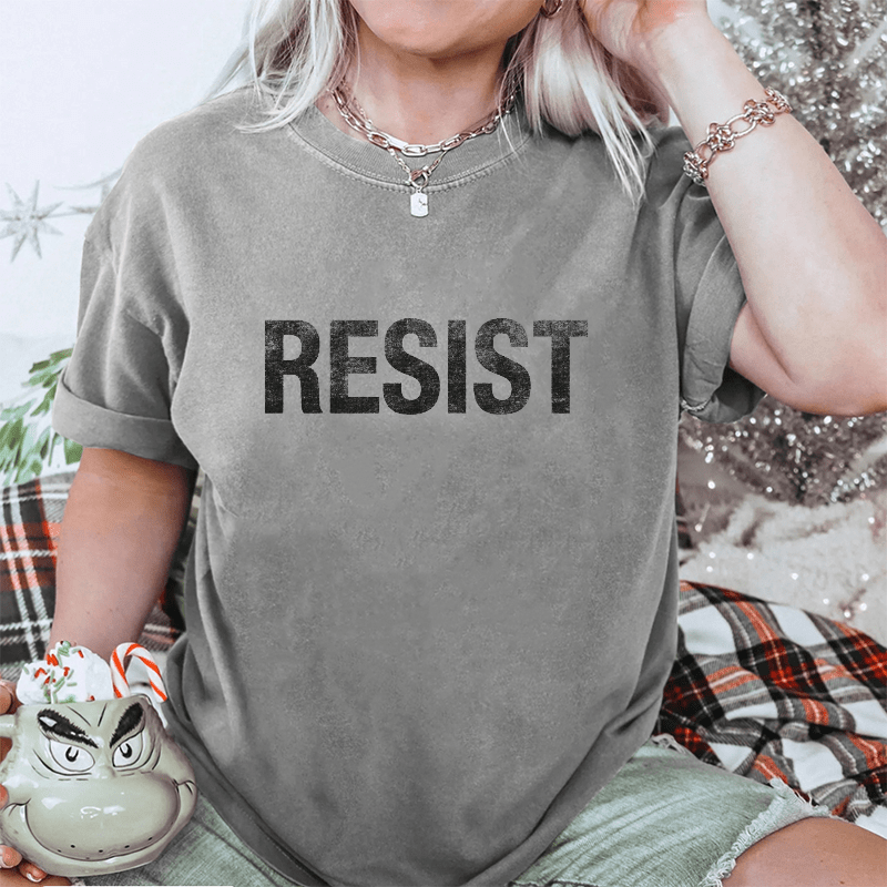 Maturelion Resist DTG Printing Washed Cotton T-Shirt