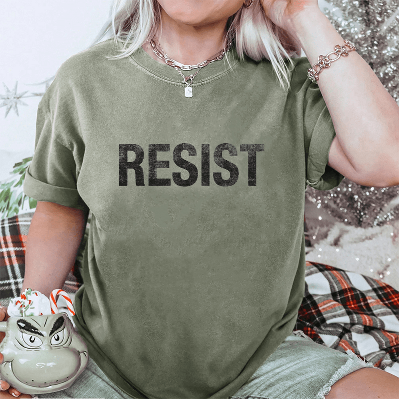 Maturelion Resist DTG Printing Washed Cotton T-Shirt