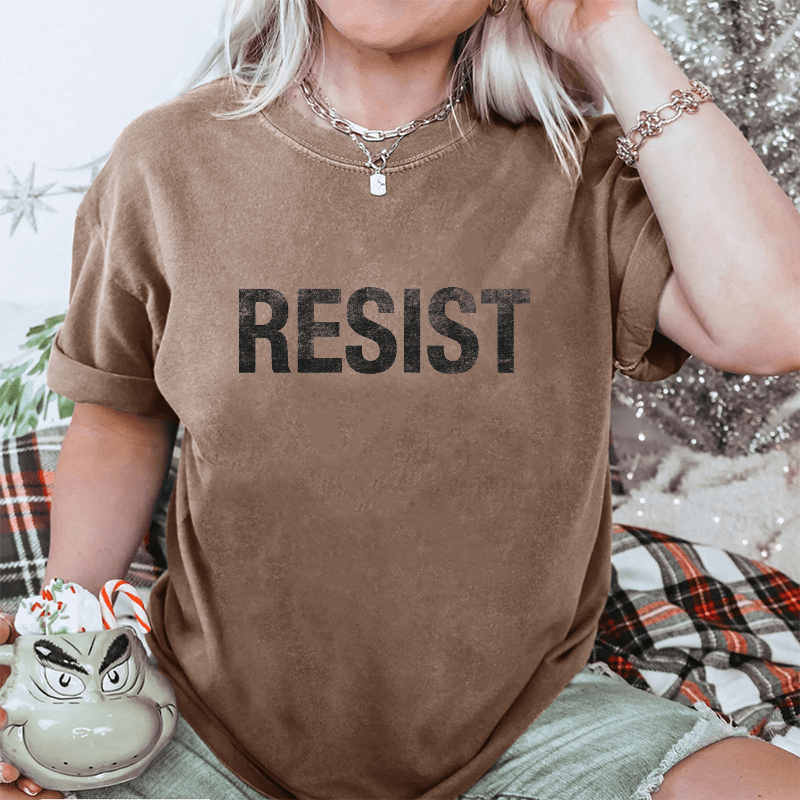 Maturelion Resist DTG Printing Washed Cotton T-Shirt