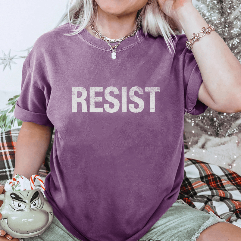 Maturelion Resist DTG Printing Washed Cotton T-Shirt