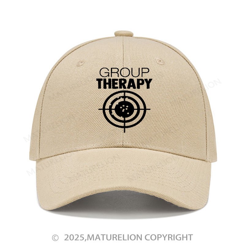 Maturelion Baseball Cap Group Therapy Target Practice Shooting Cap (Free Customization)