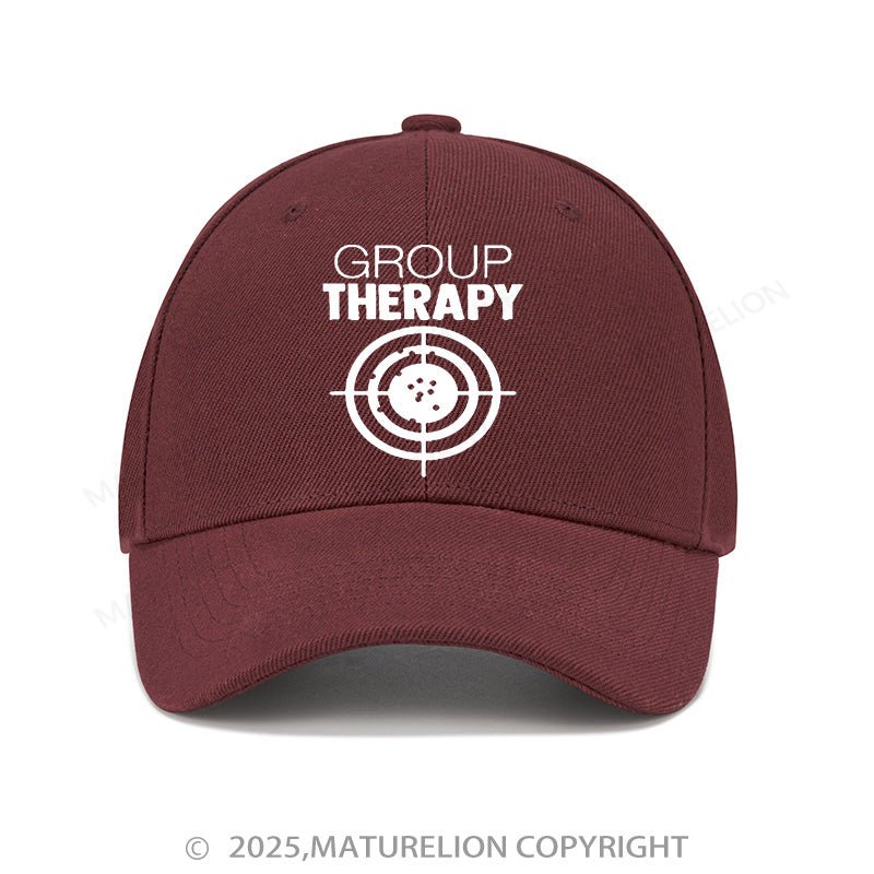 Maturelion Baseball Cap Group Therapy Target Practice Shooting Cap (Free Customization)