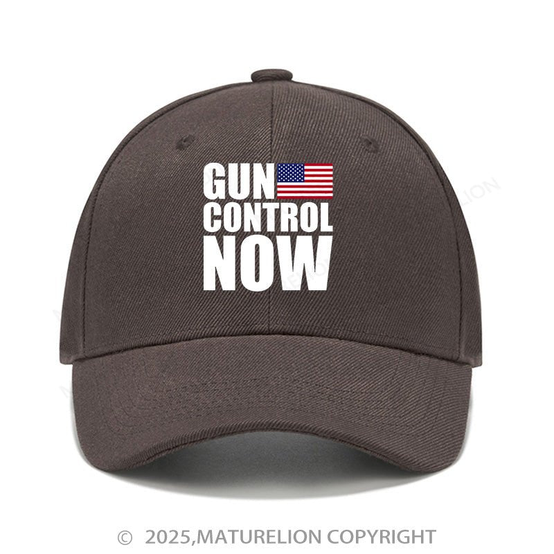 Maturelion Baseball Cap Gun Control Now Cap (Free Customization)
