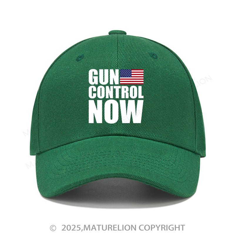 Maturelion Baseball Cap Gun Control Now Cap (Free Customization)