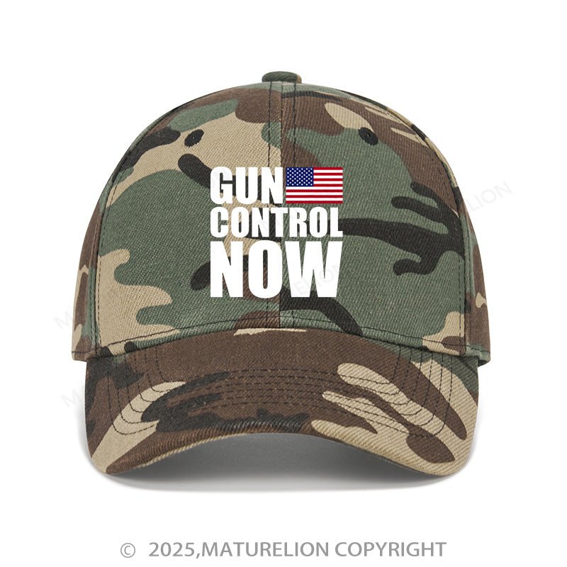 Maturelion Baseball Cap Gun Control Now Cap (Free Customization)