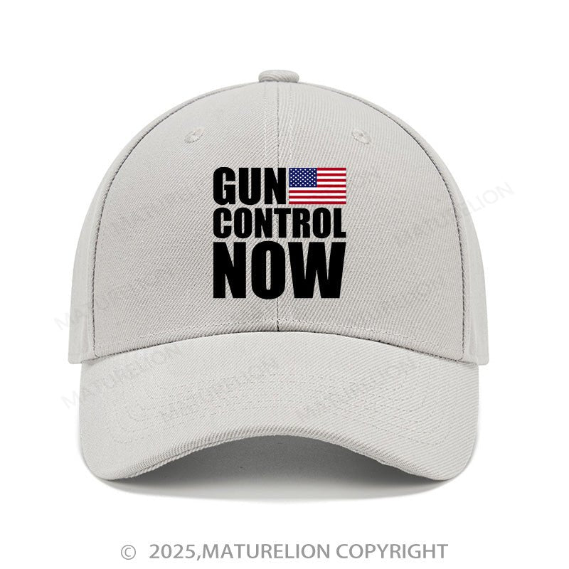 Maturelion Baseball Cap Gun Control Now Cap (Free Customization)
